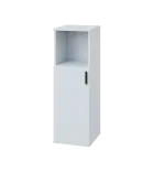 LN 3 - 3DN kancelářská skříň, 1-dveřová/nika, levá, 1107x360x400, bílá